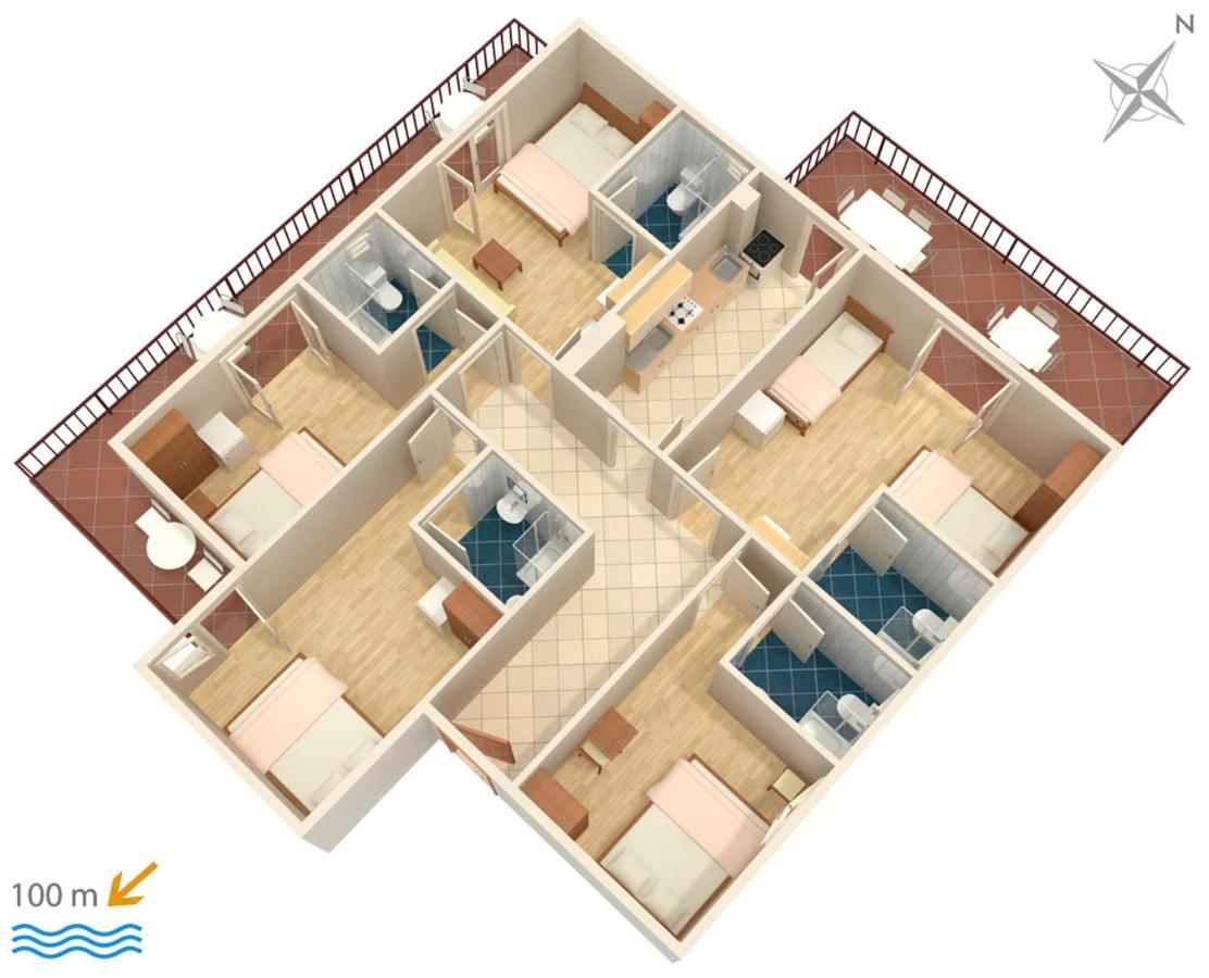 Apartments By The Sea Podaca, Makarska - 516 Exteriér fotografie